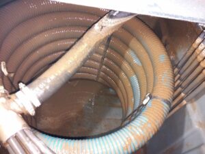 System Flush on Sigma 255767 cooling coil before