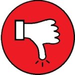thumbs down
