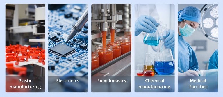F&R Industries plastics electronics food chemicals medical cooling