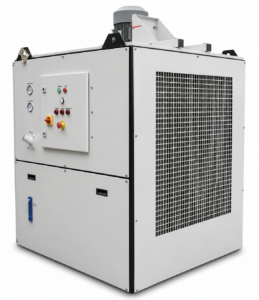 Dry air cooler air blast