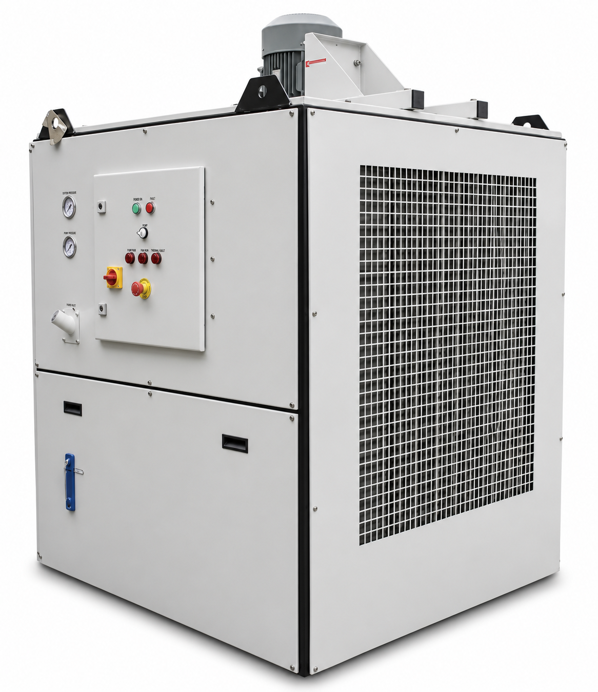 Dry air cooler air blast