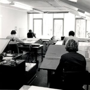 F&R Products drawing office 1980