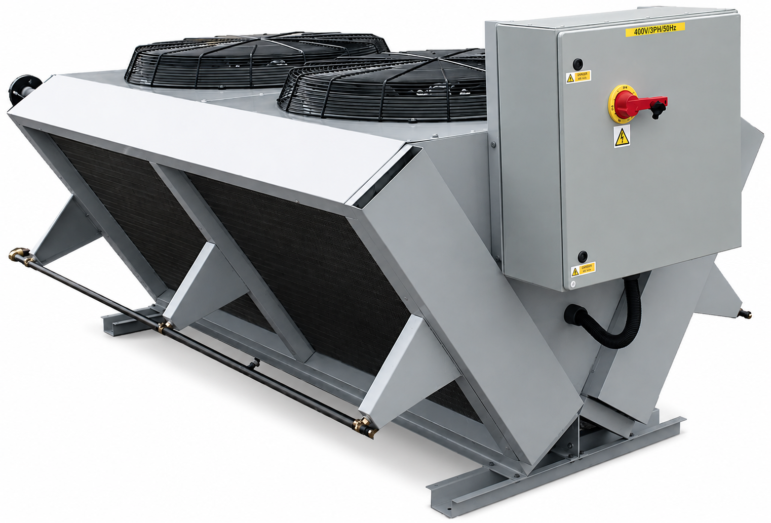 V bed cooler