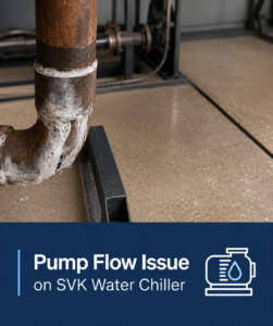 Chiller pump flow issue 255243